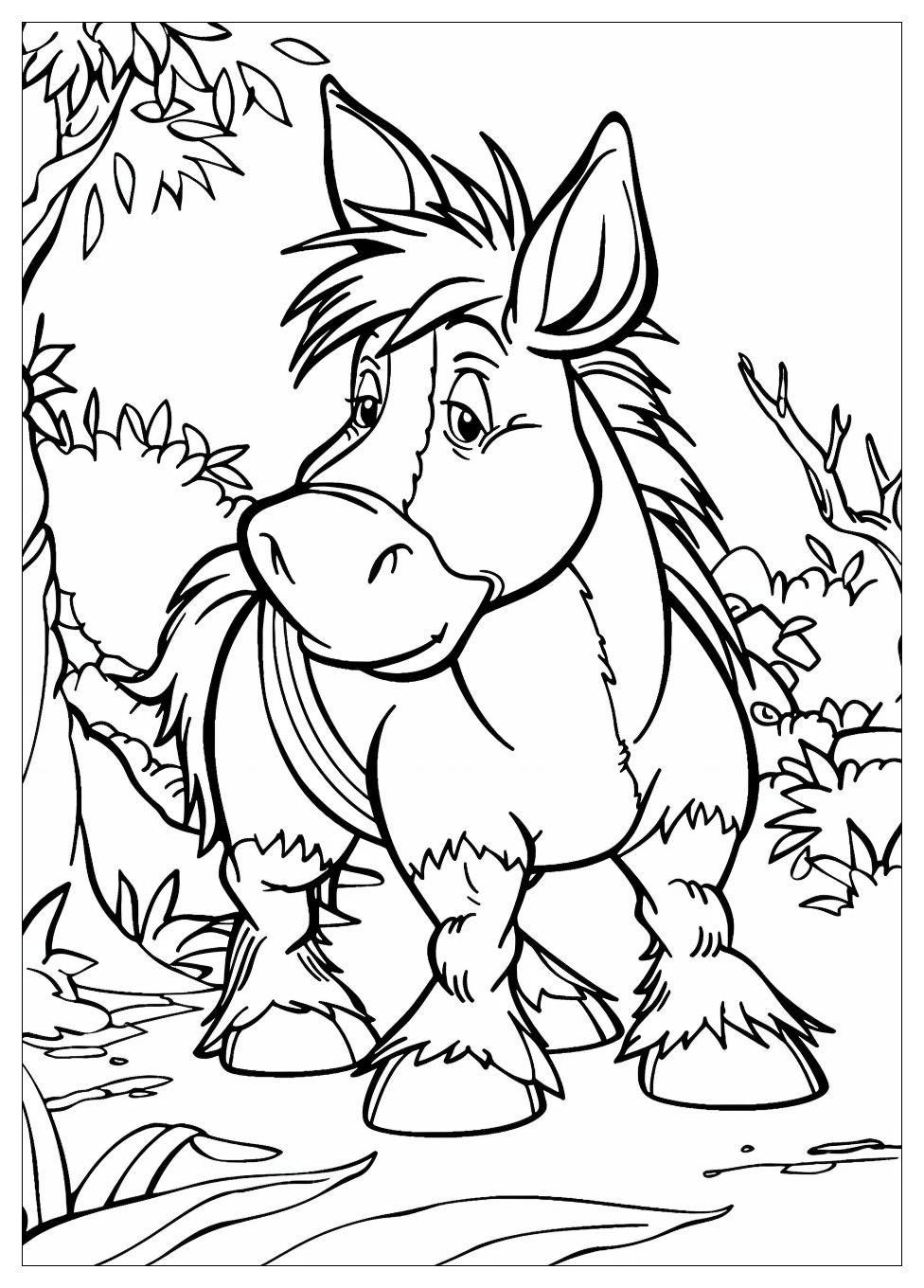 Eeyore Coloring Pages-4