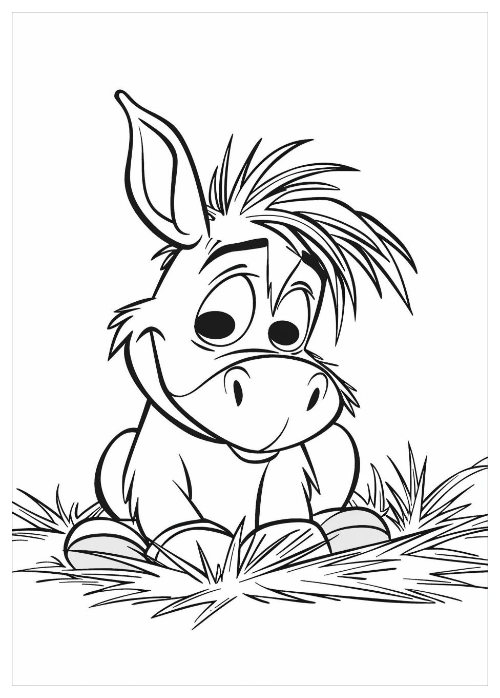 Eeyore Coloring Pages-9