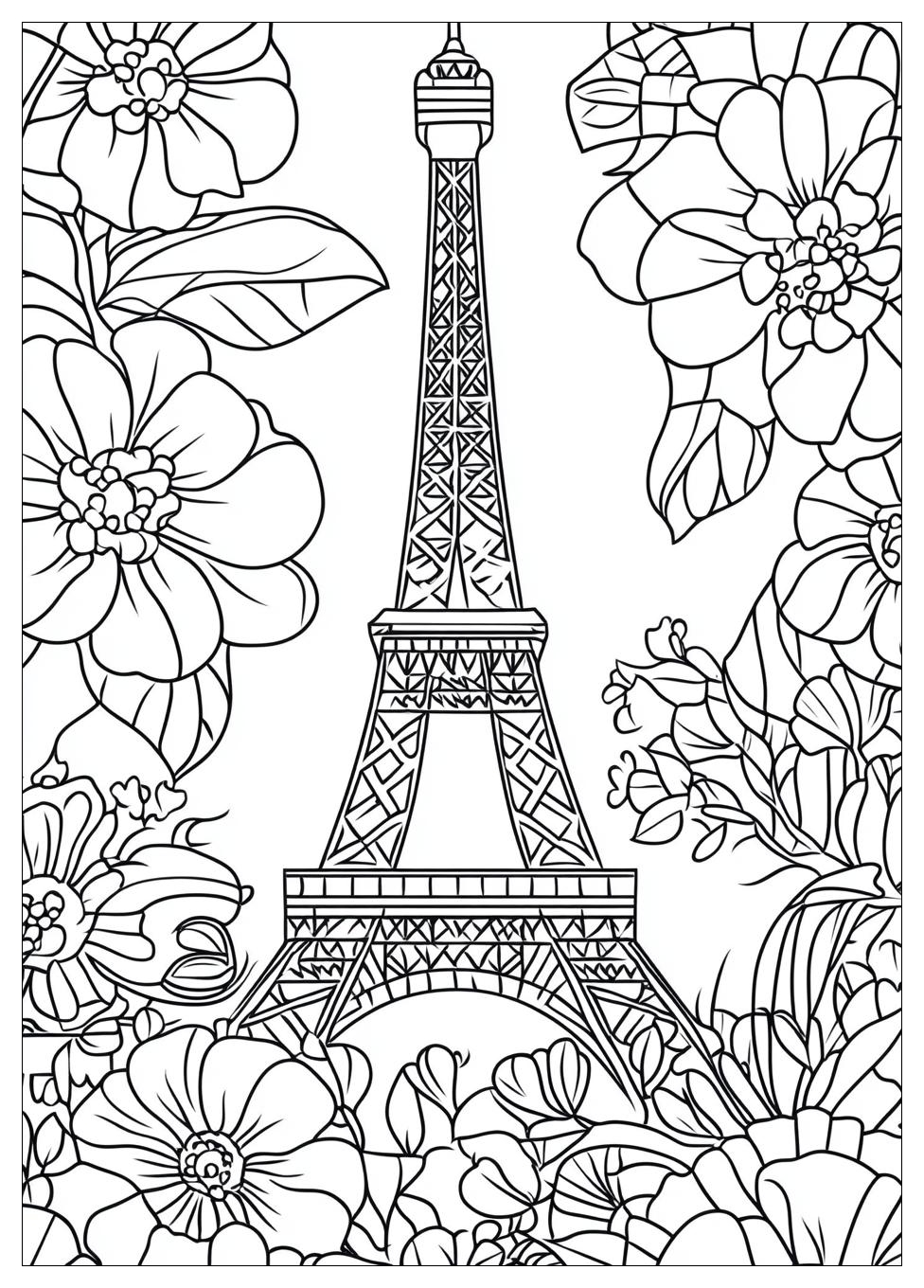 Free Printable Eiffel Tower Coloring Pages 13 Eiffel Tower Coloring Pages-13