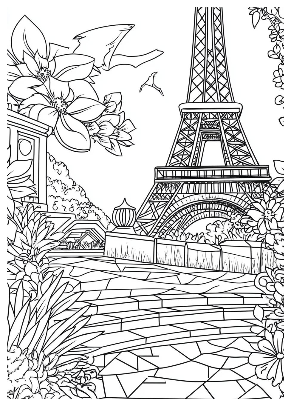 Free Printable Eiffel Tower Coloring Pages 18 Eiffel Tower Coloring Pages-18