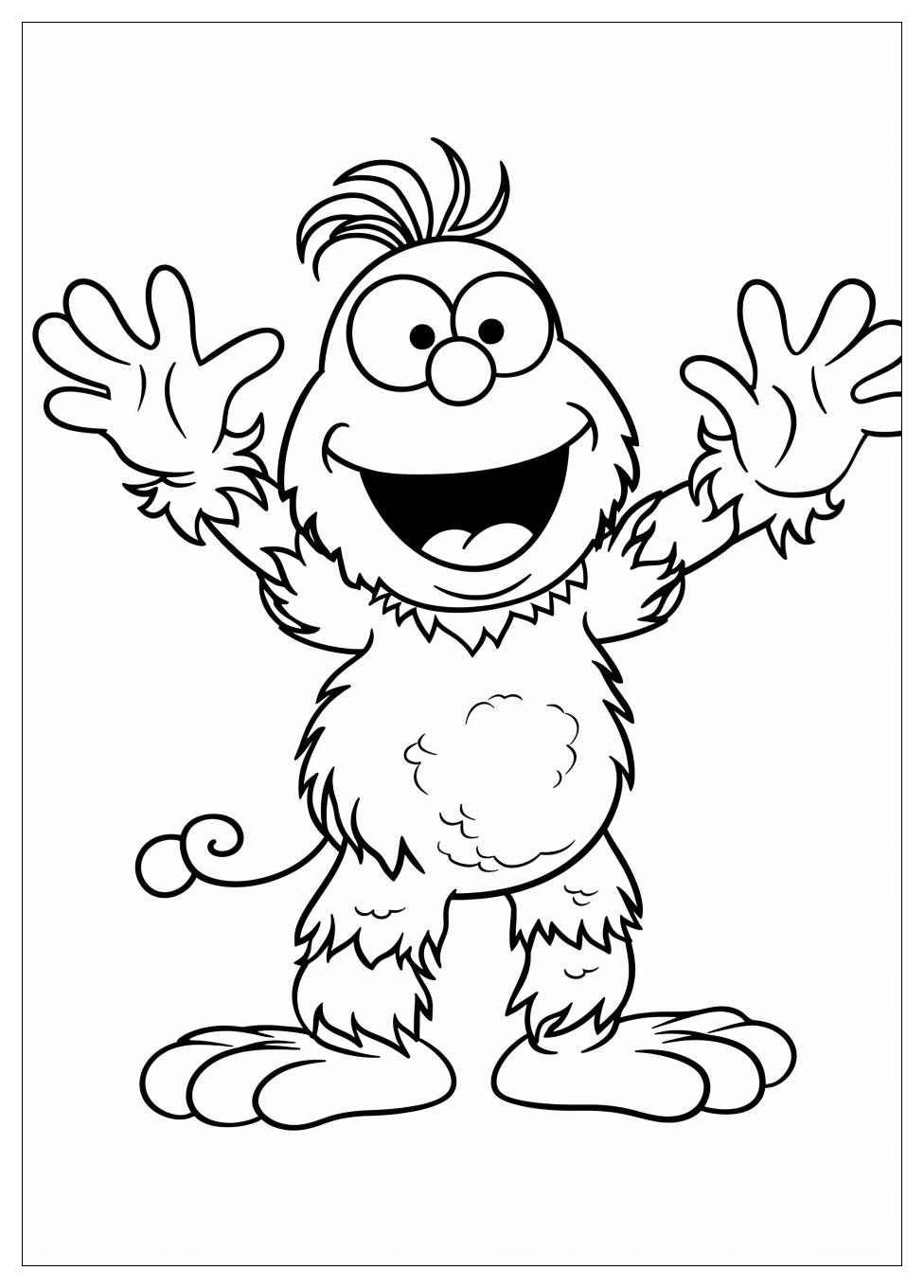 Elmo Coloring Pages-1