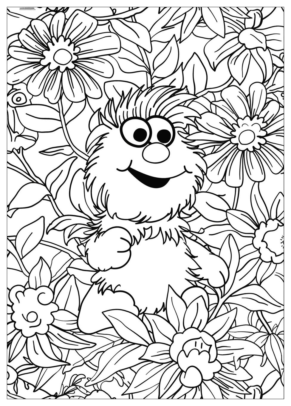 Elmo Coloring Pages-10