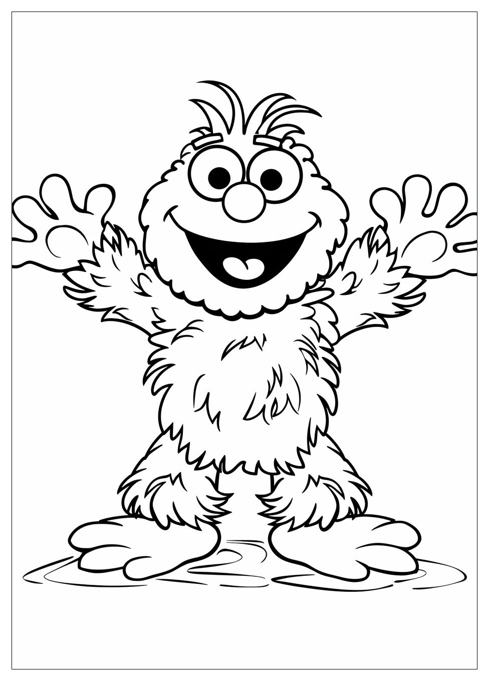 Elmo Coloring Pages-11