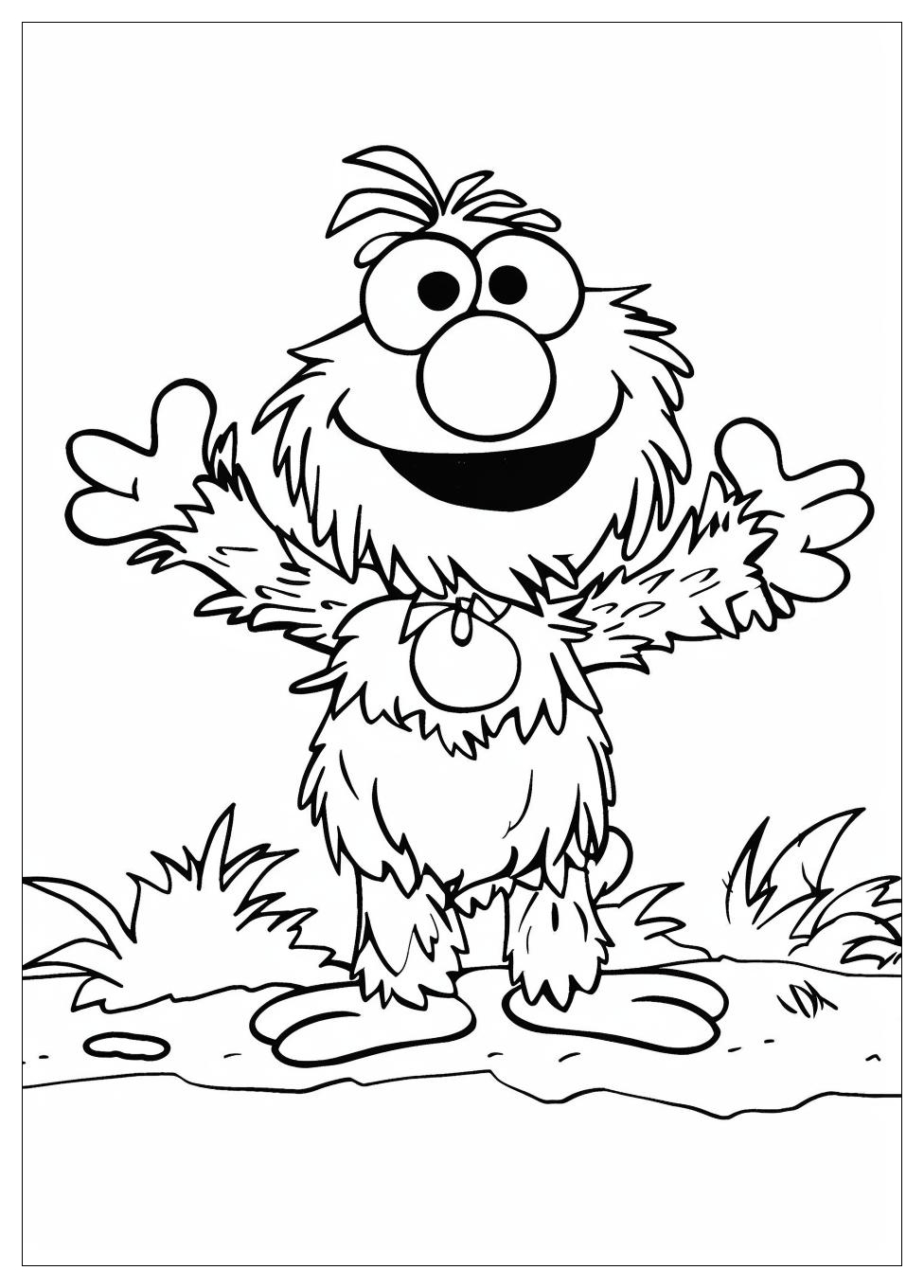 Elmo Coloring Pages-12