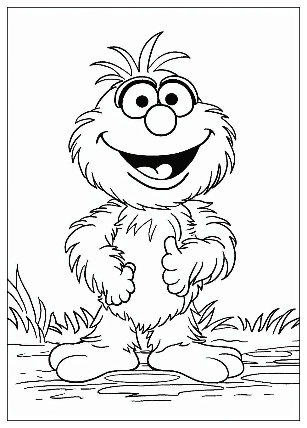 Elmo Coloring Pages-16