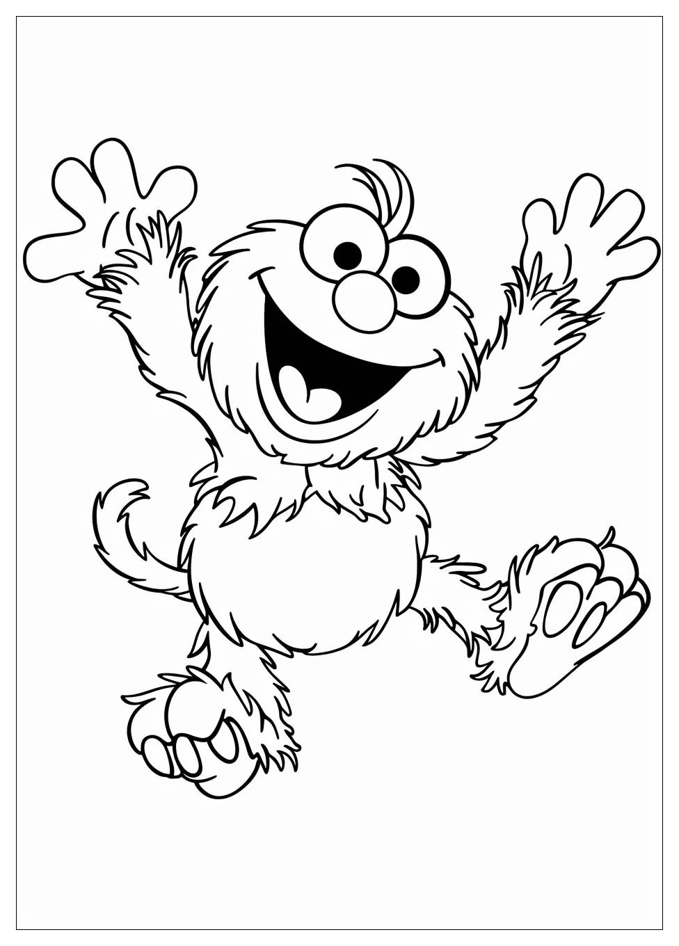 Elmo Coloring Pages-4