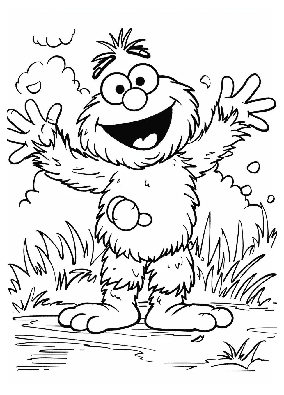 Elmo Coloring Pages-6