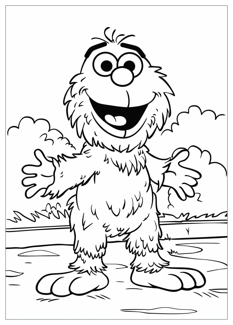 Elmo Coloring Pages-9
