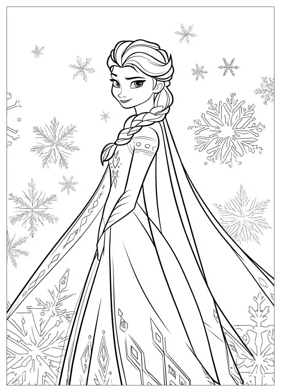 Elsa Coloring Pages-1