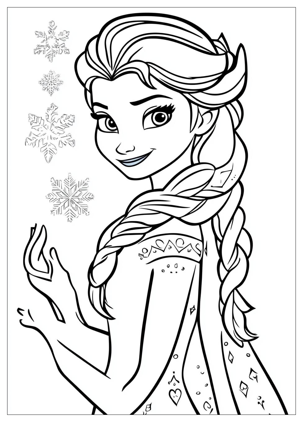 Elsa Coloring Pages-10