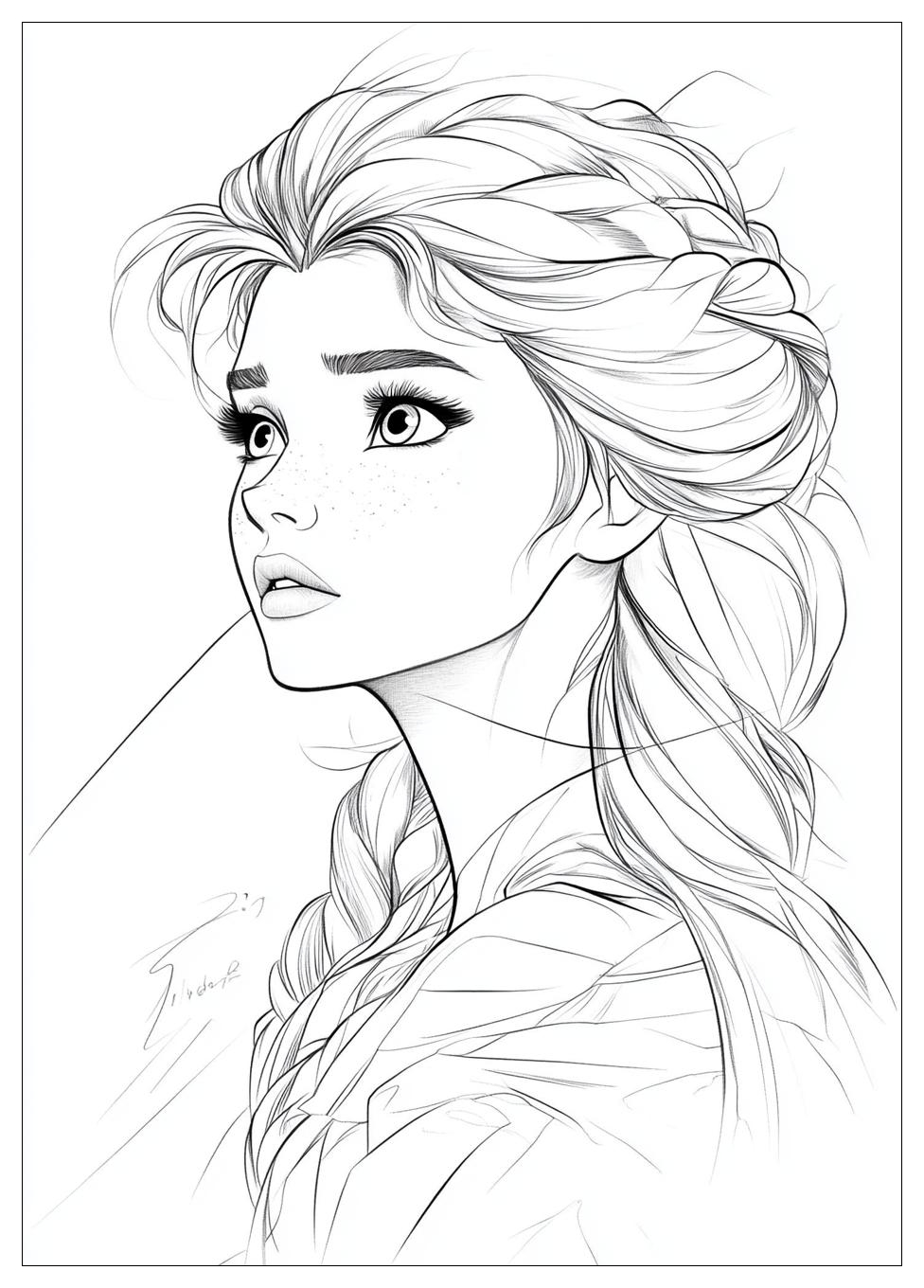 Elsa Coloring Pages-13