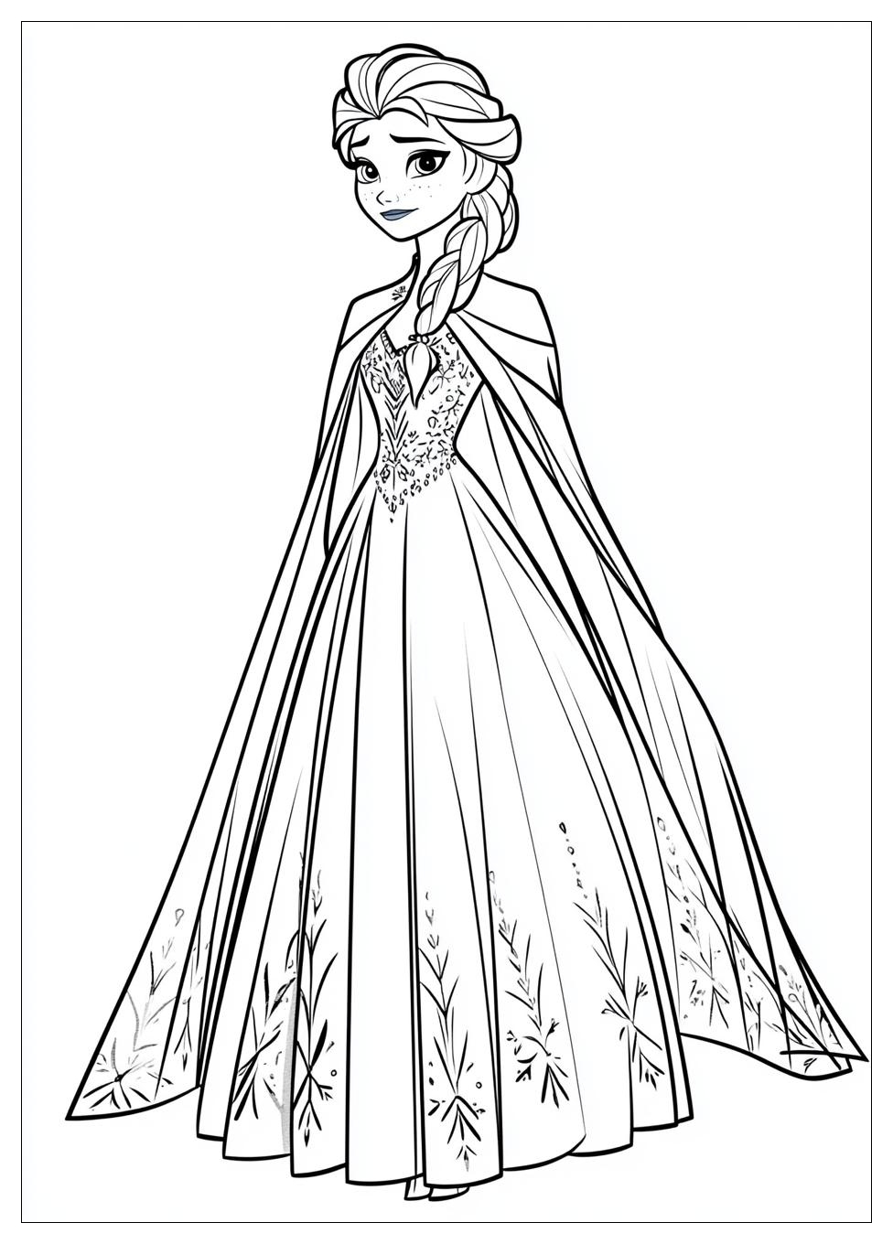 Elsa Coloring Pages-15