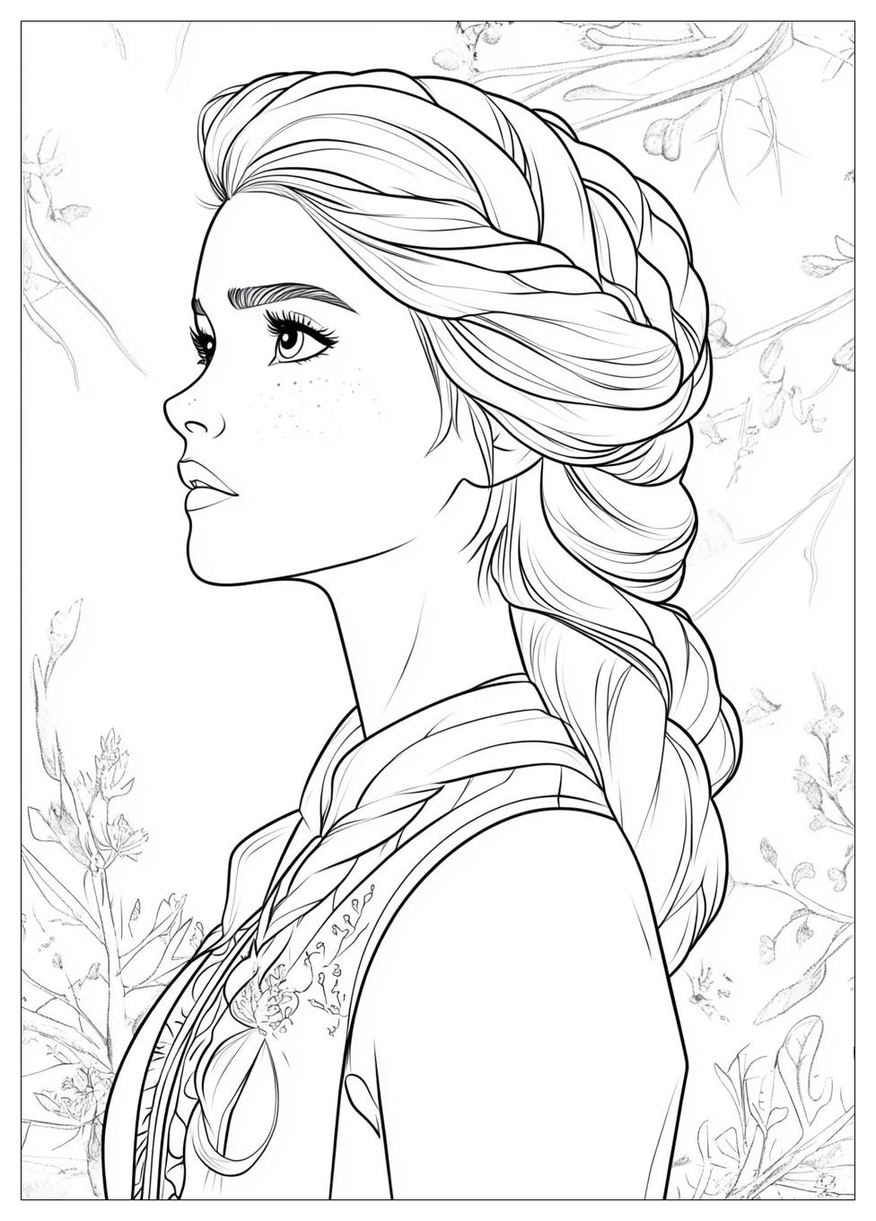 Elsa Coloring Pages-16
