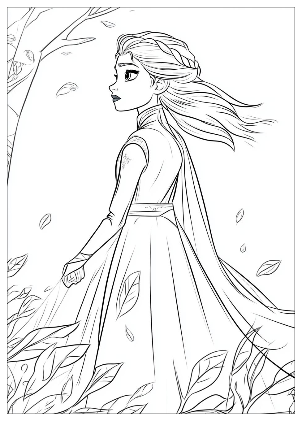 Elsa Coloring Pages-17