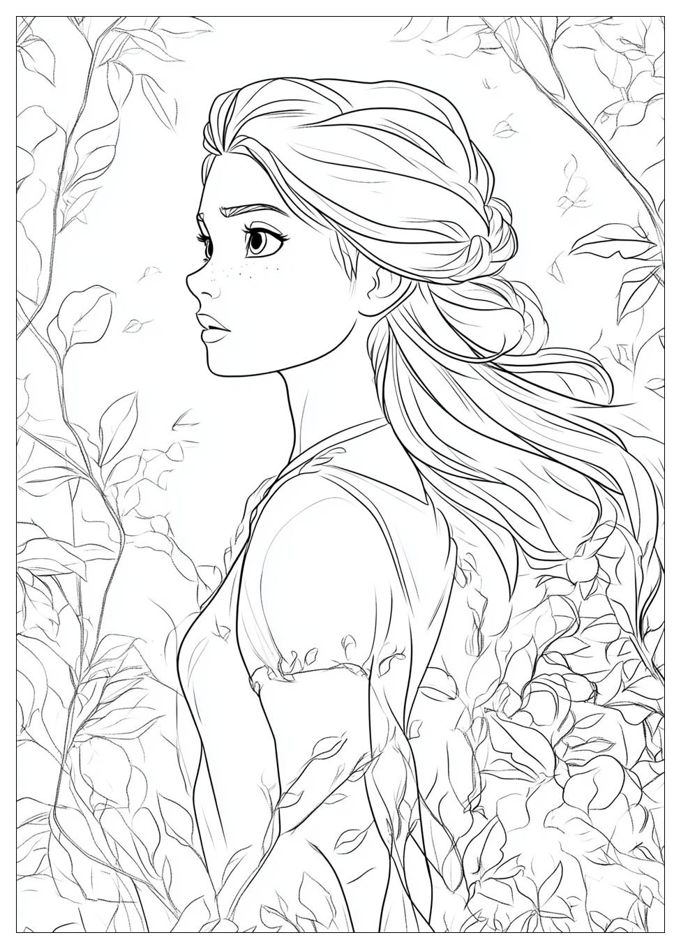 Elsa Coloring Pages-18