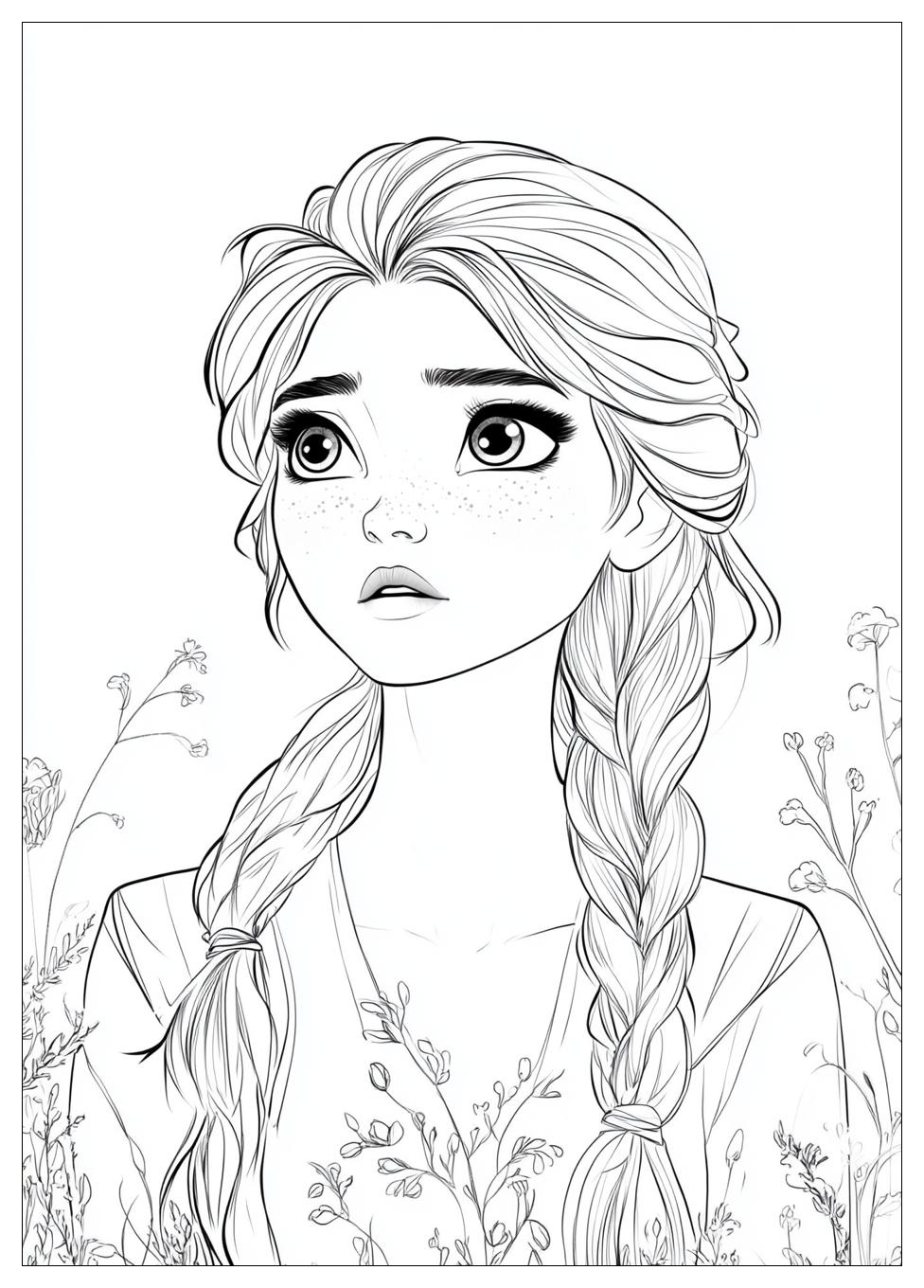 Elsa Coloring Pages-19