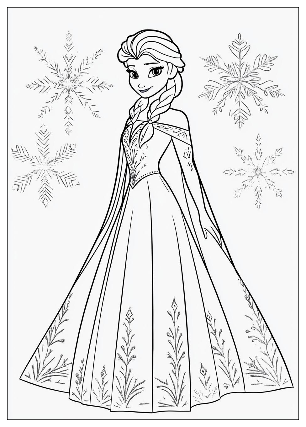 Elsa Coloring Pages-3