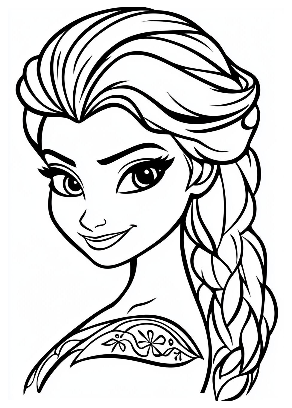 Elsa Coloring Pages-4