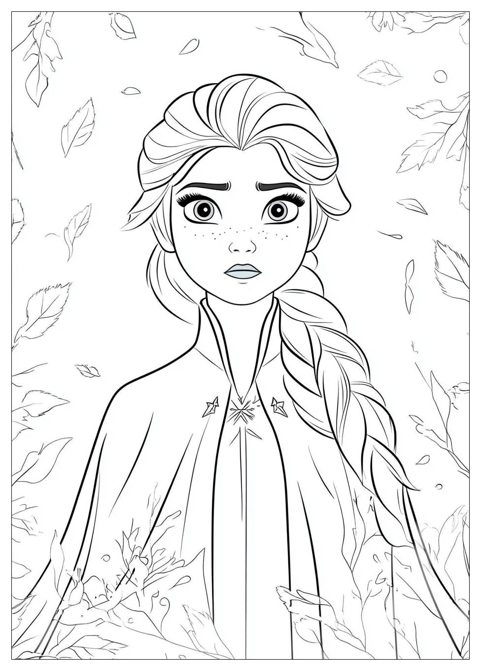 Elsa Coloring Pages-6