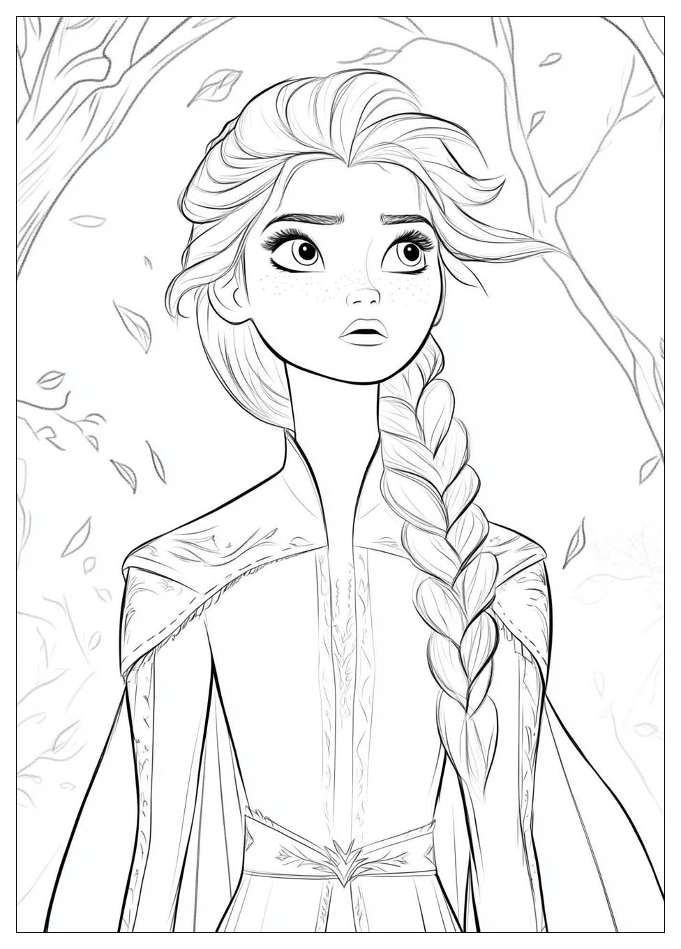 Elsa Coloring Pages-7