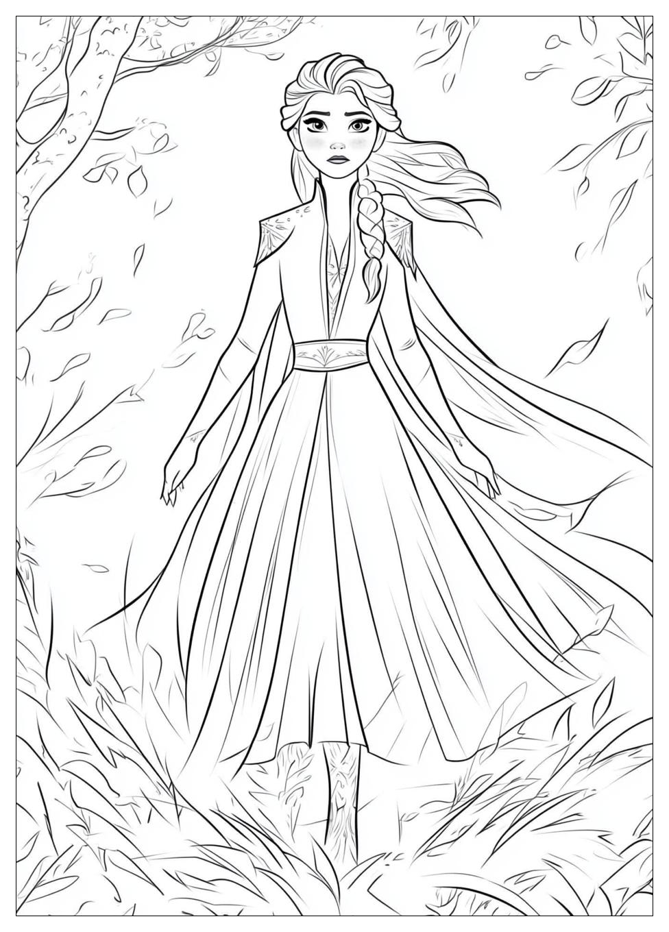Elsa Coloring Pages-8