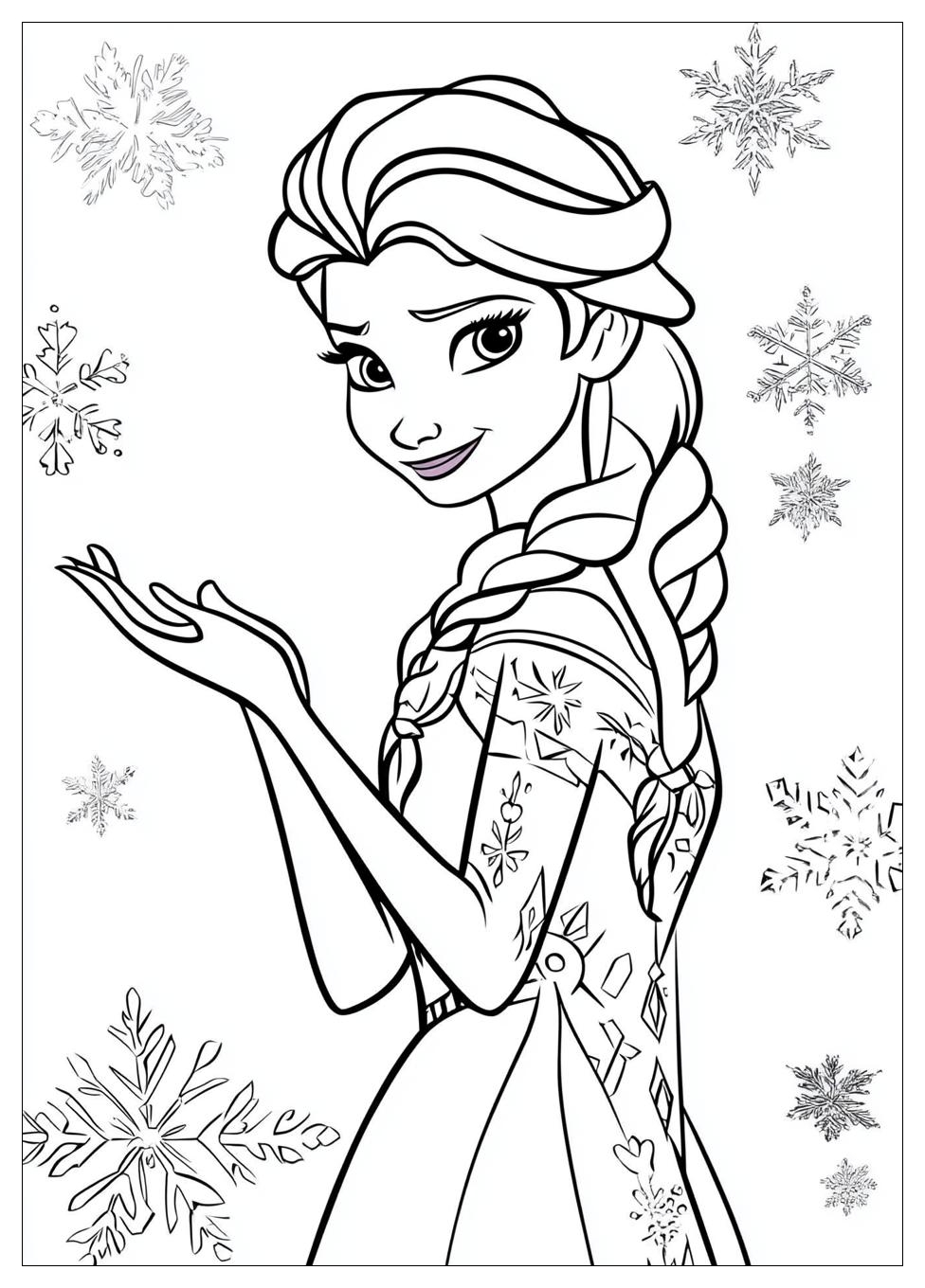 Elsa Coloring Pages-9