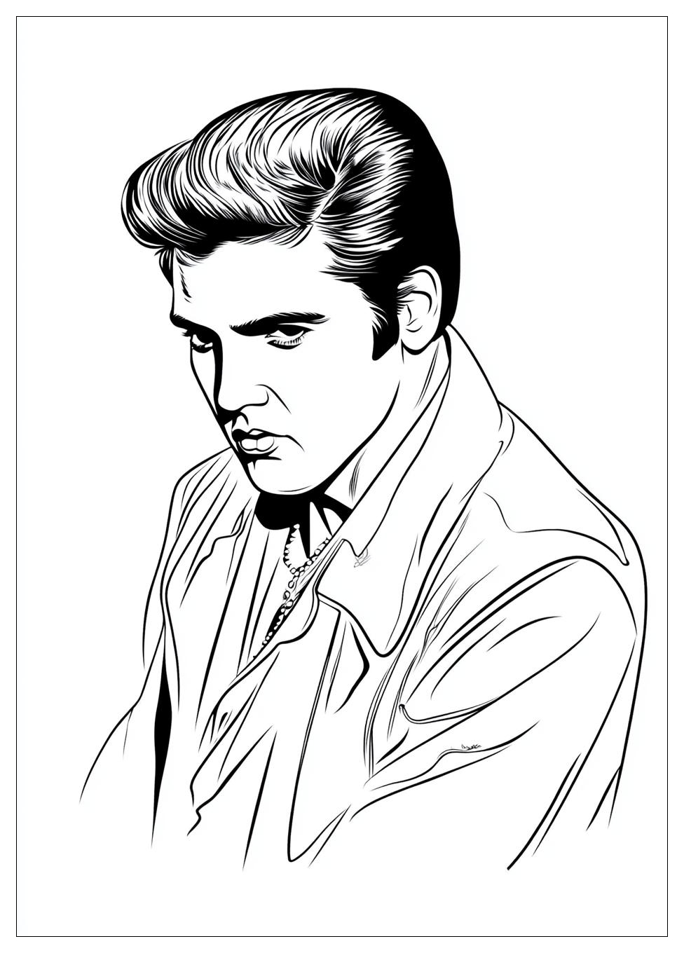 Elvis Coloring Pages-15