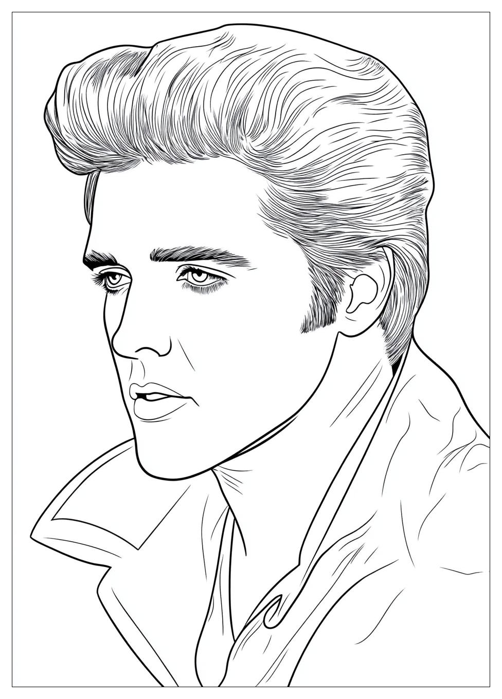 Elvis Coloring Pages-17