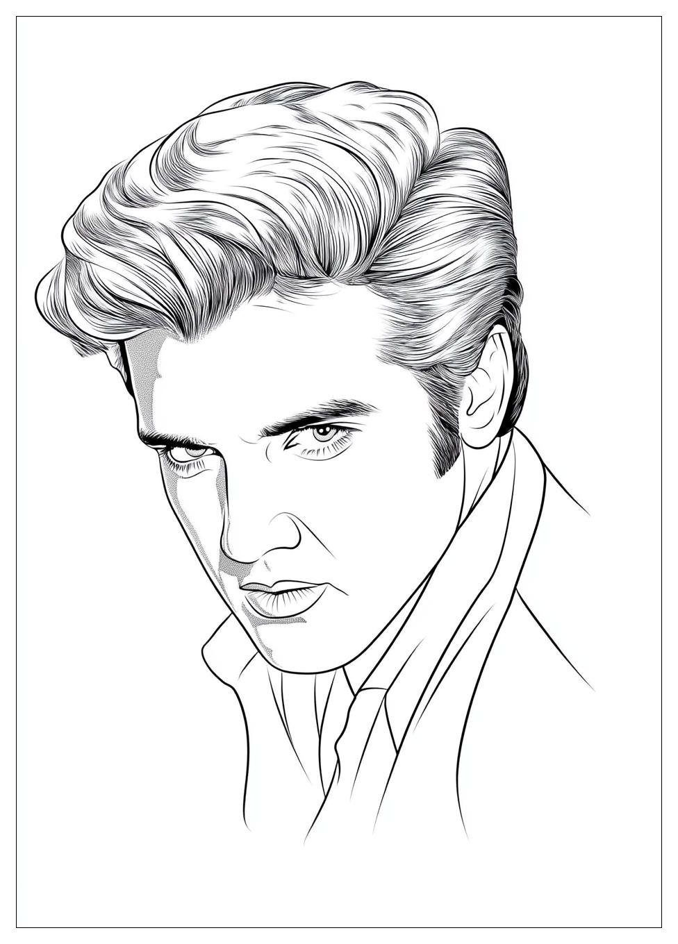 Elvis Coloring Pages-19