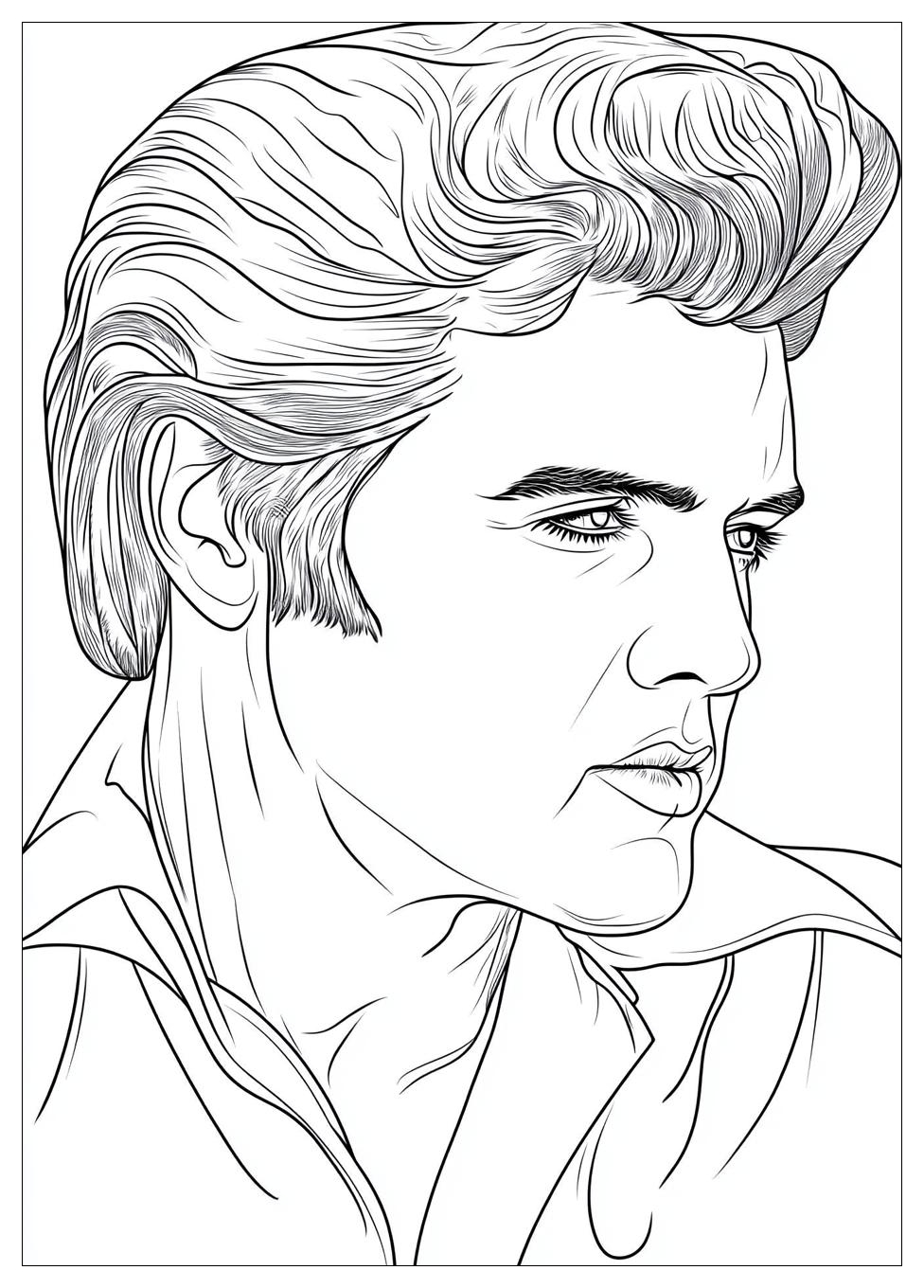 Elvis Coloring Pages-20
