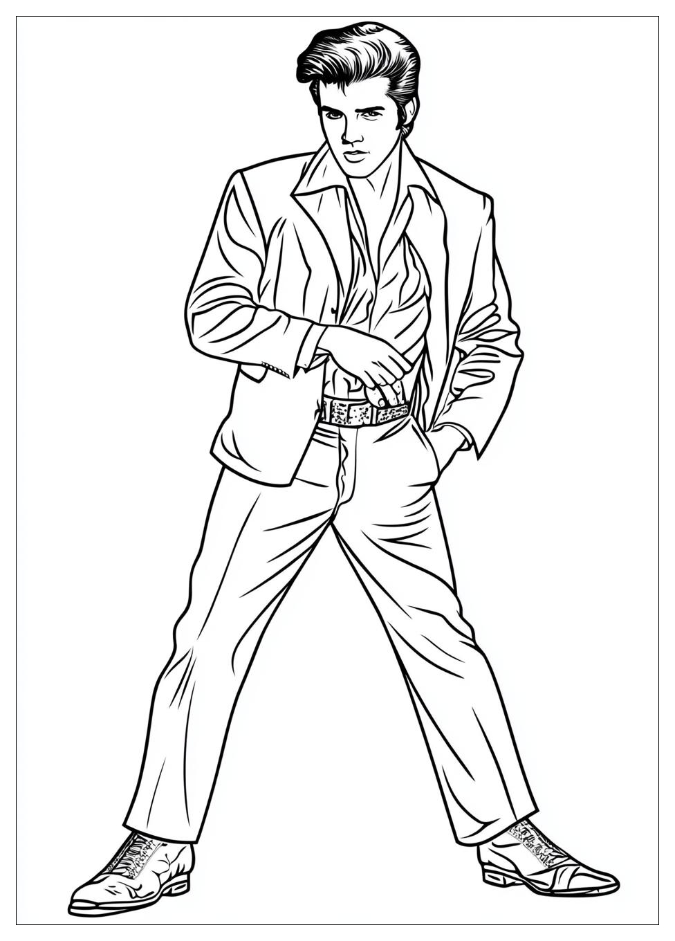 Elvis Coloring Pages-3