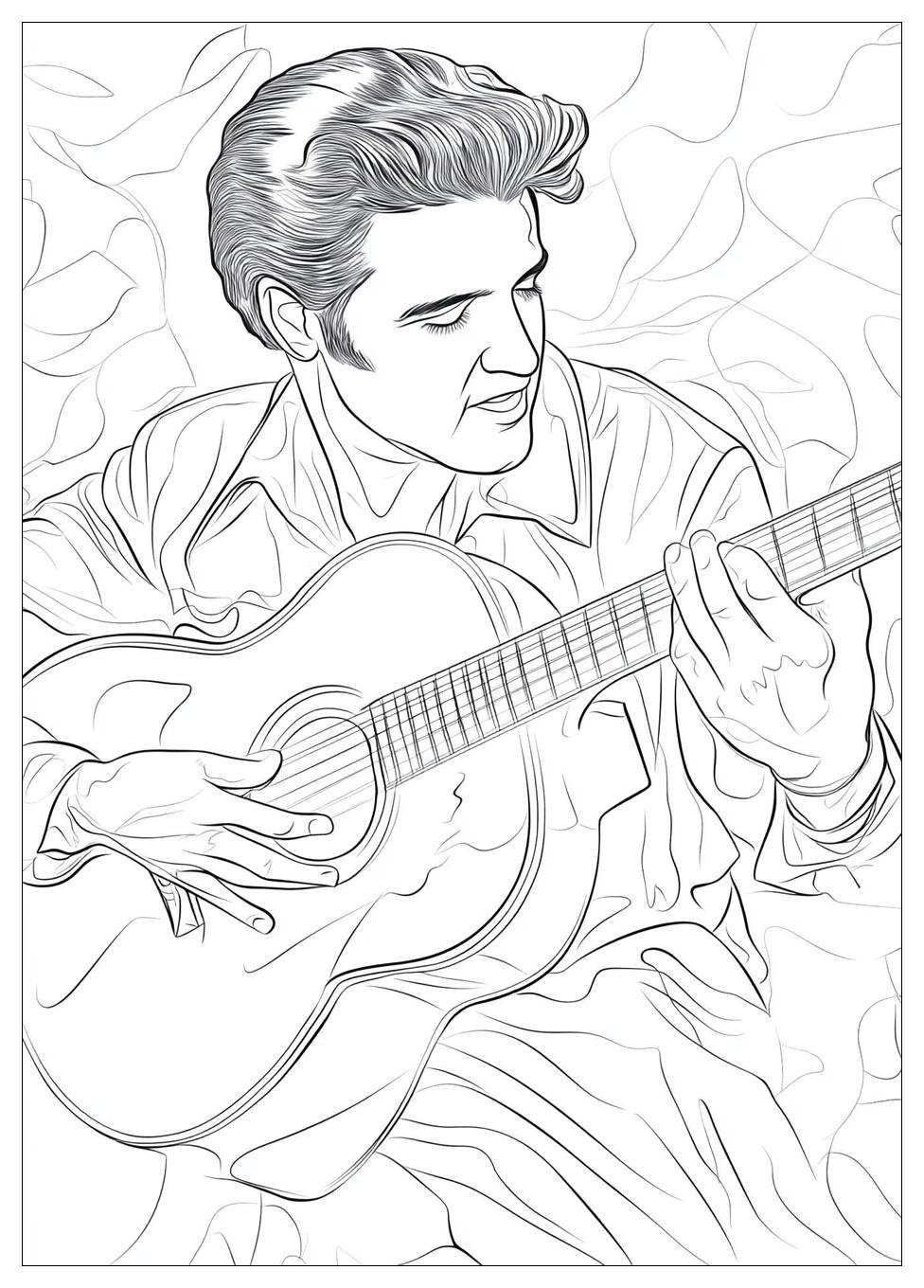 Elvis Coloring Pages-5
