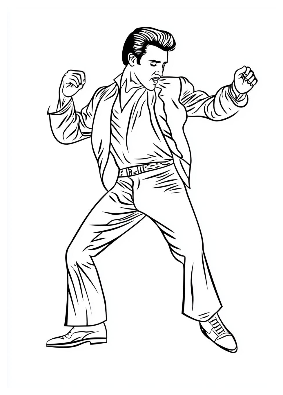 Elvis Coloring Pages-6