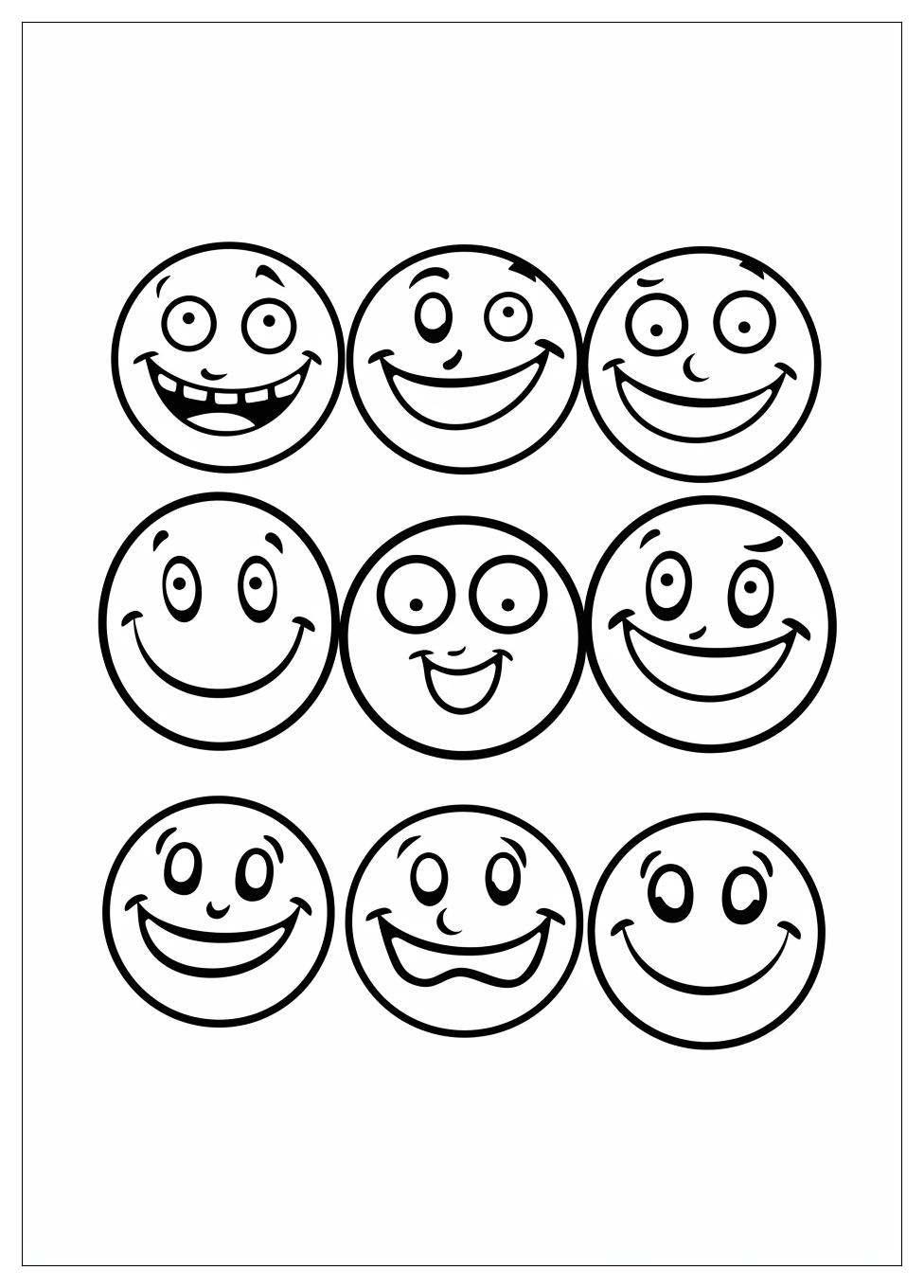 Emoji Coloring Pages-10