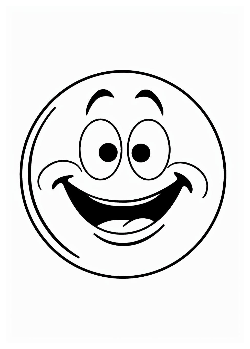 Emoji Coloring Pages-12