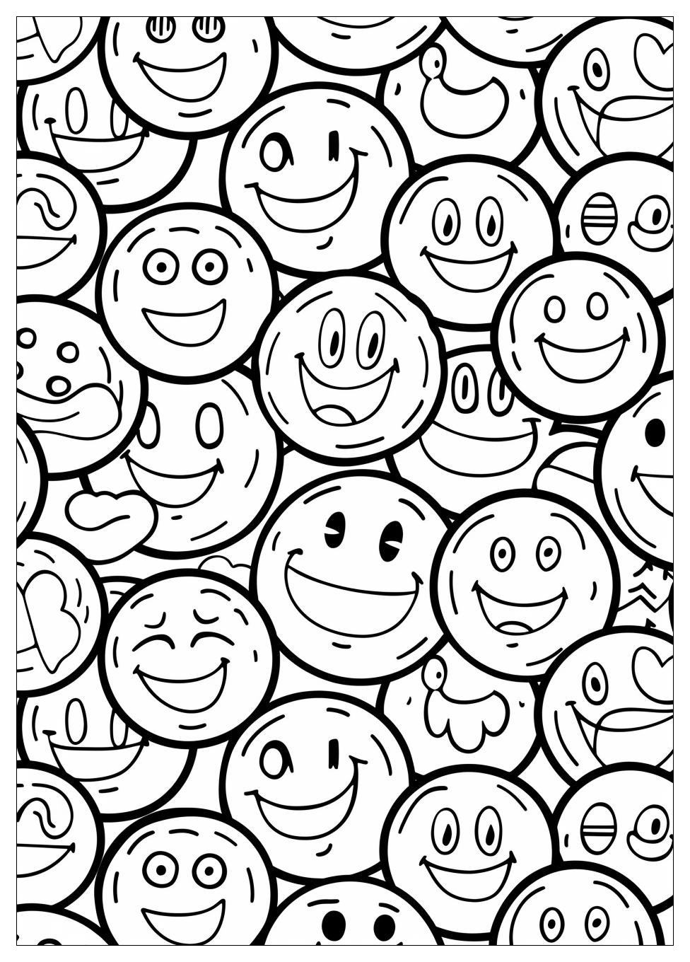 Emoji Coloring Pages-15
