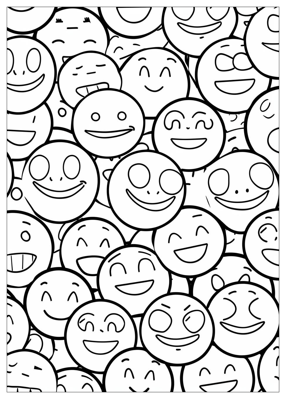 Emoji Coloring Pages-2