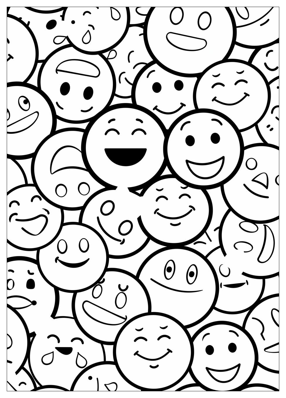 Emoji Coloring Pages-5