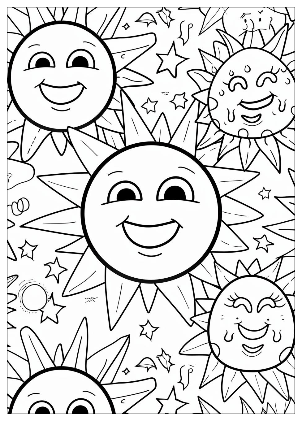Emoji Coloring Pages-7