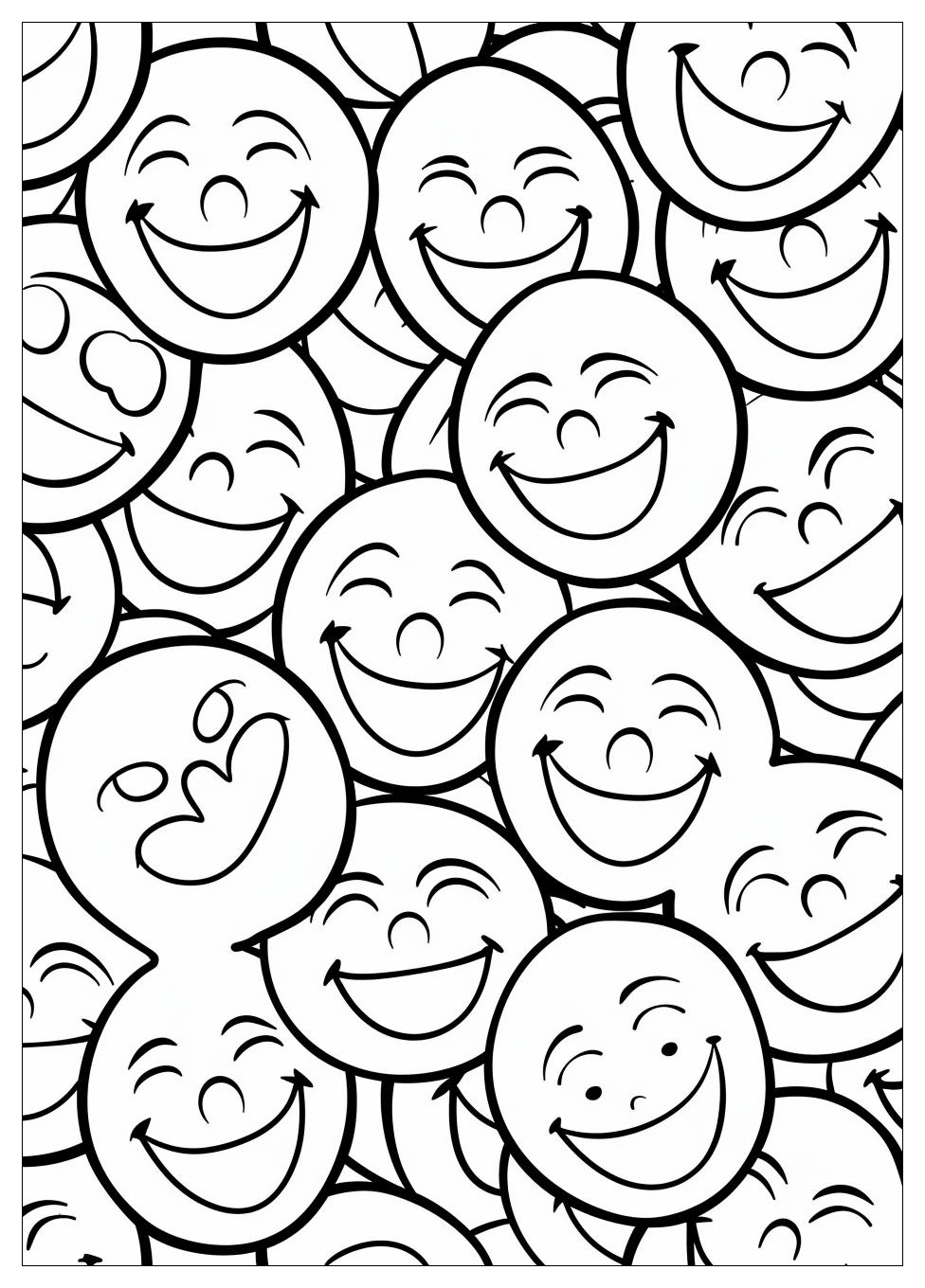 Emoji Coloring Pages-9