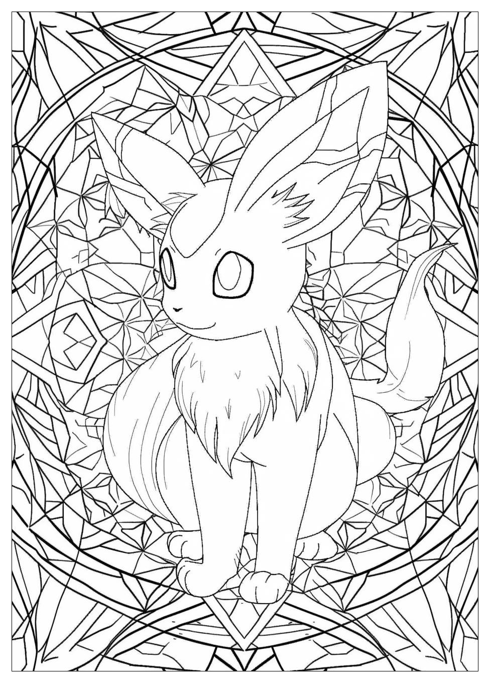 Espeon Coloring Pages-10