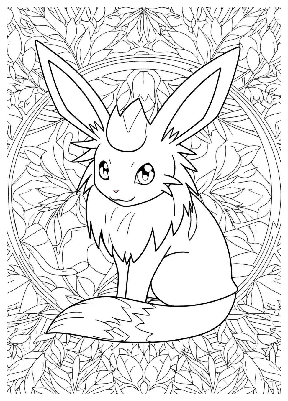 Espeon Coloring Pages-11