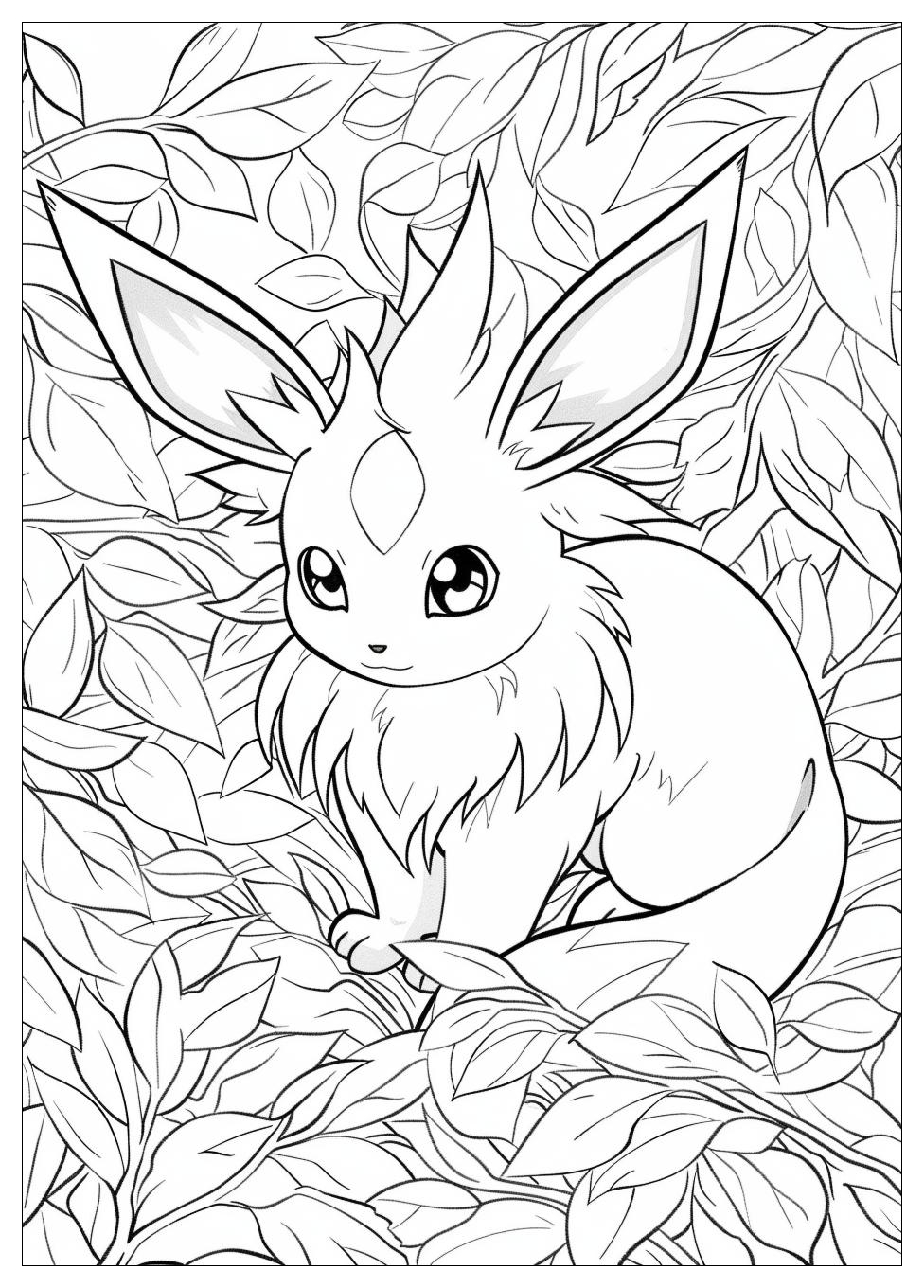 Espeon Coloring Pages-12