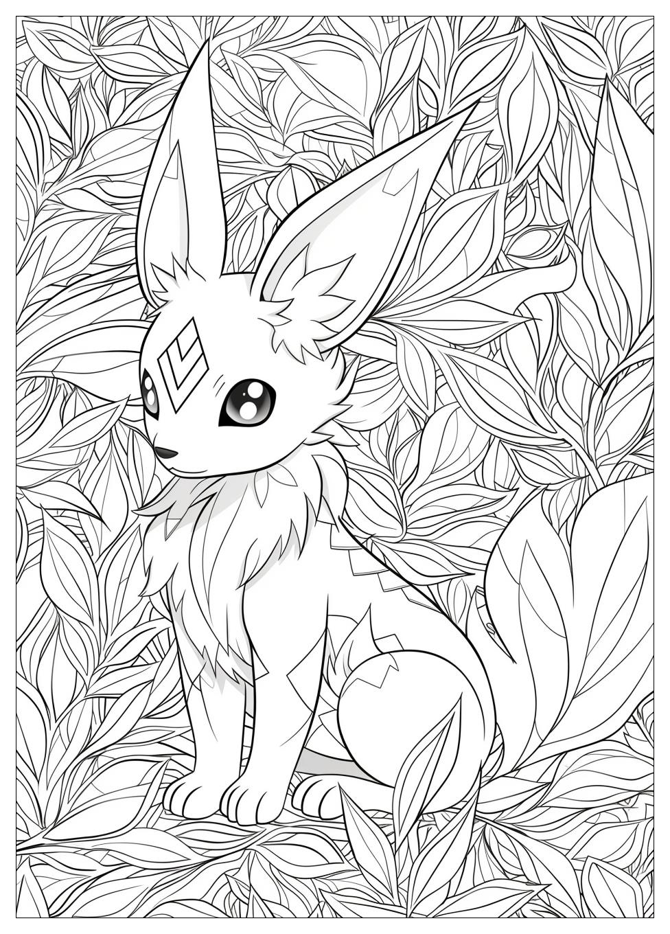 Espeon Coloring Pages-15