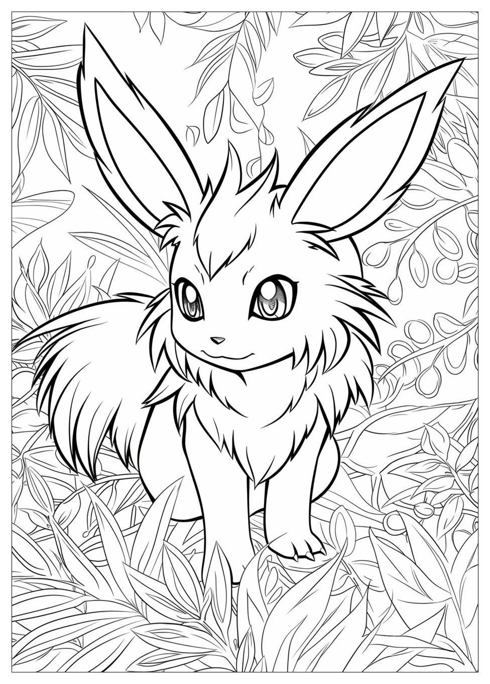 Espeon Coloring Pages-16