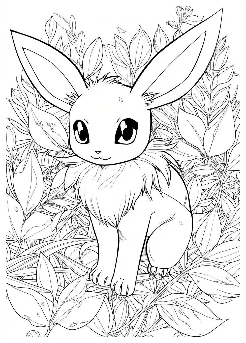 Espeon Coloring Pages-18