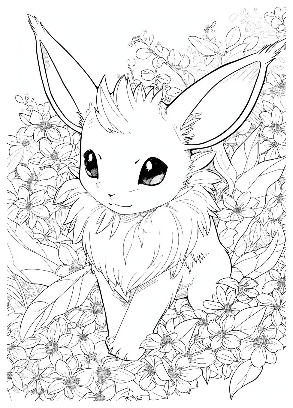 Espeon Coloring Pages-19