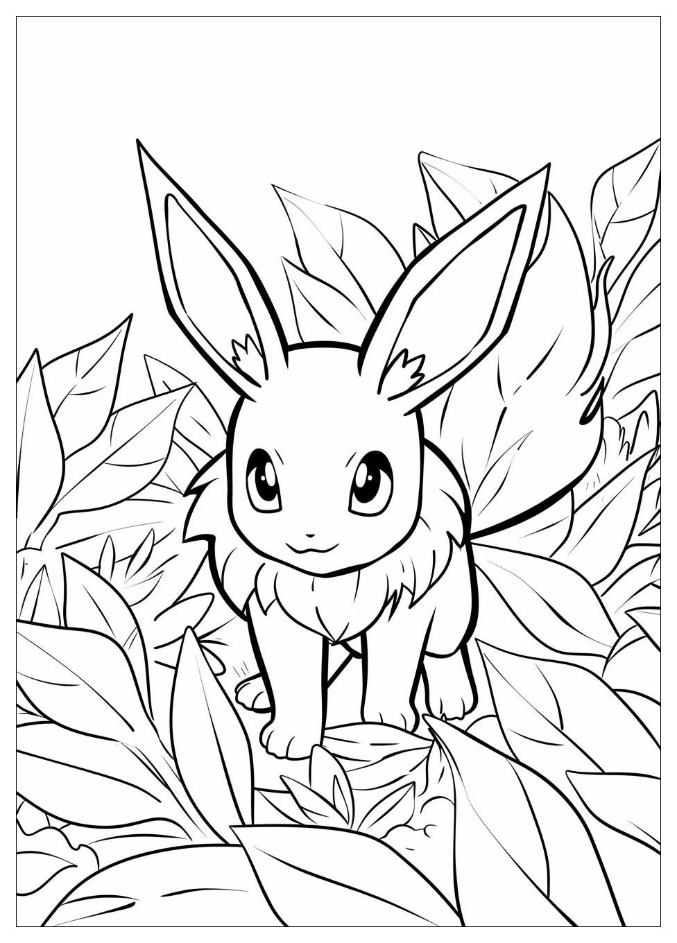 Espeon Coloring Pages-5