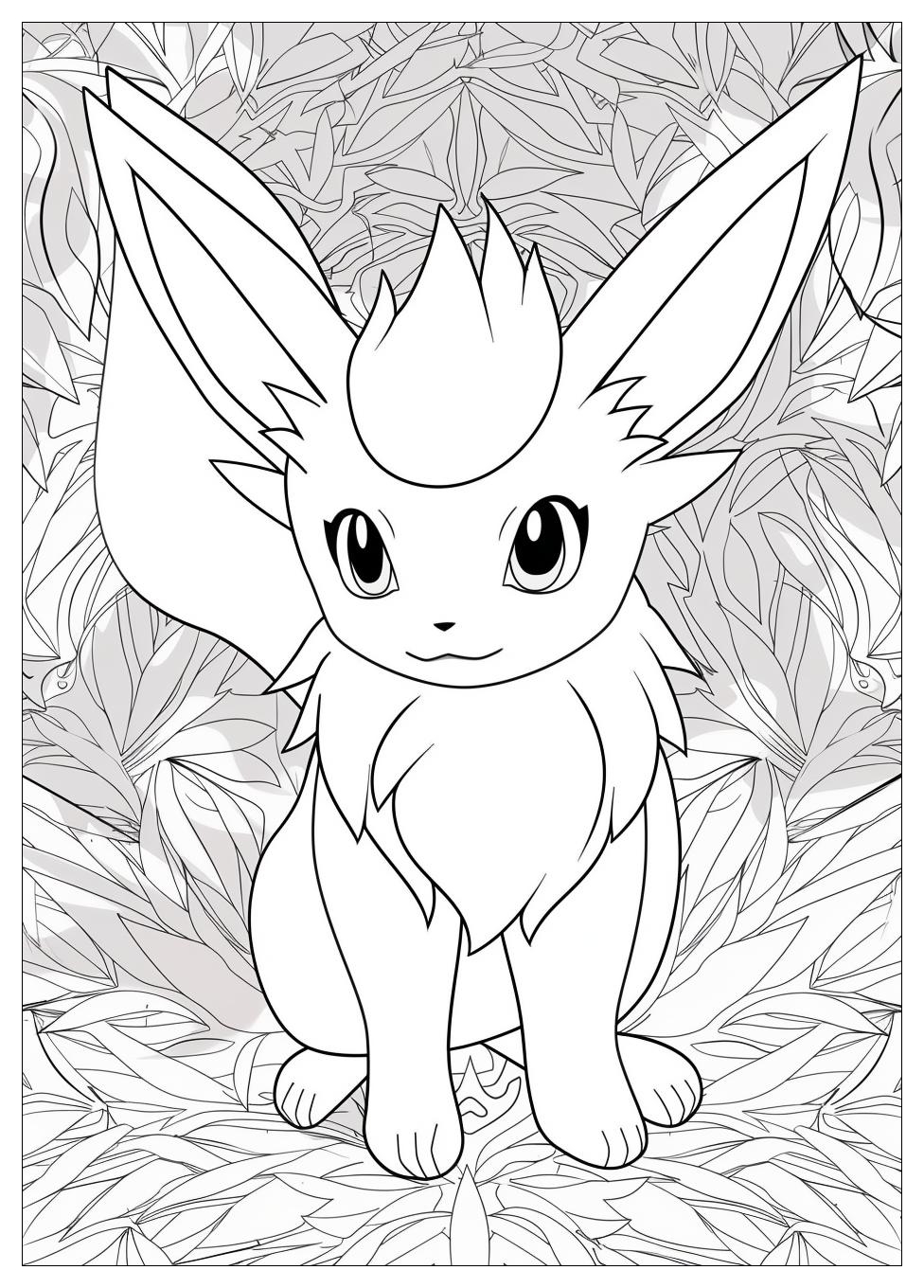 Espeon Coloring Pages-9