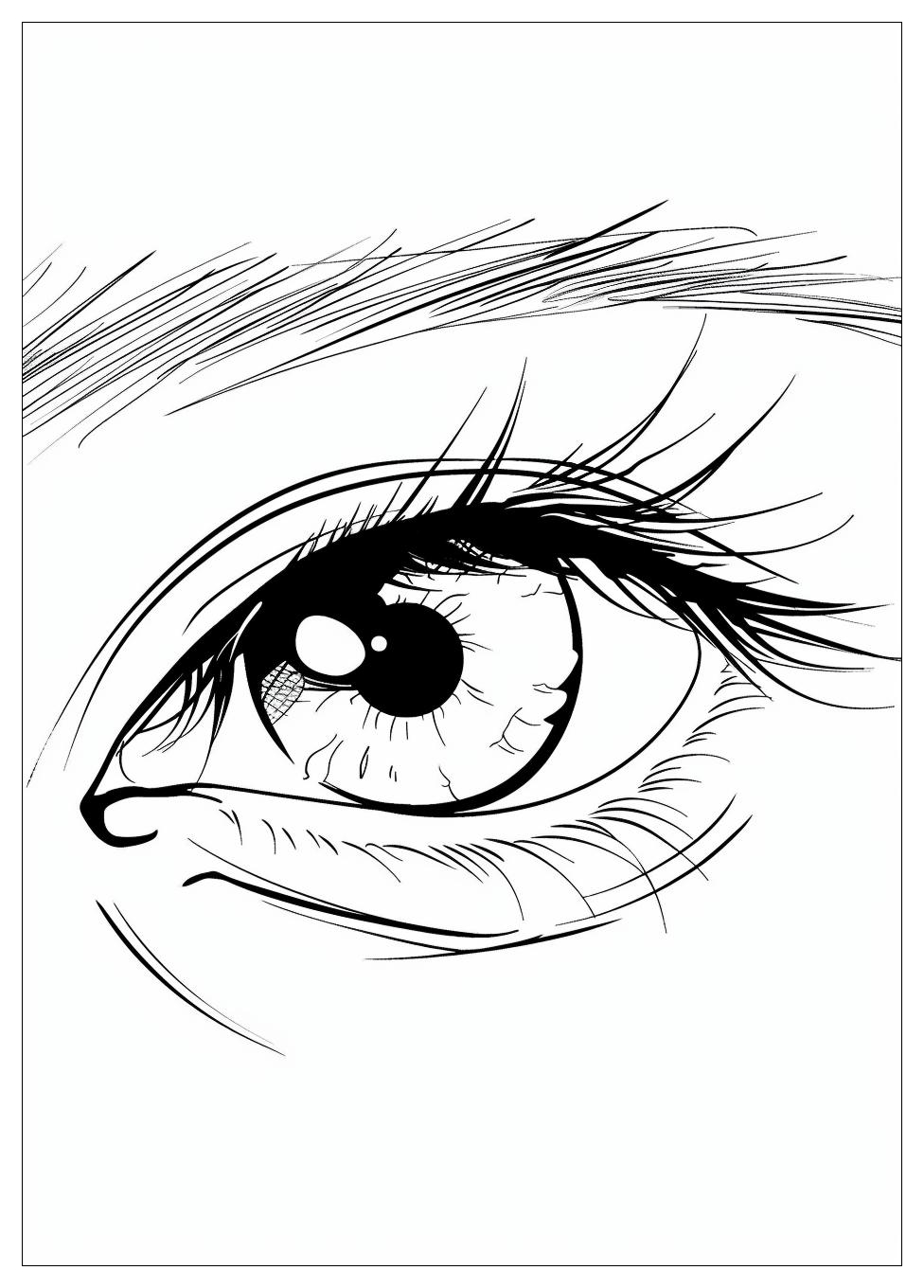 Eye Coloring Pages-1